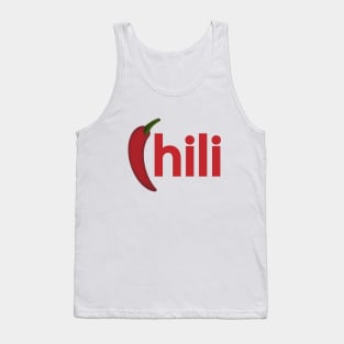 Chili fun creative logo design. Tank Top